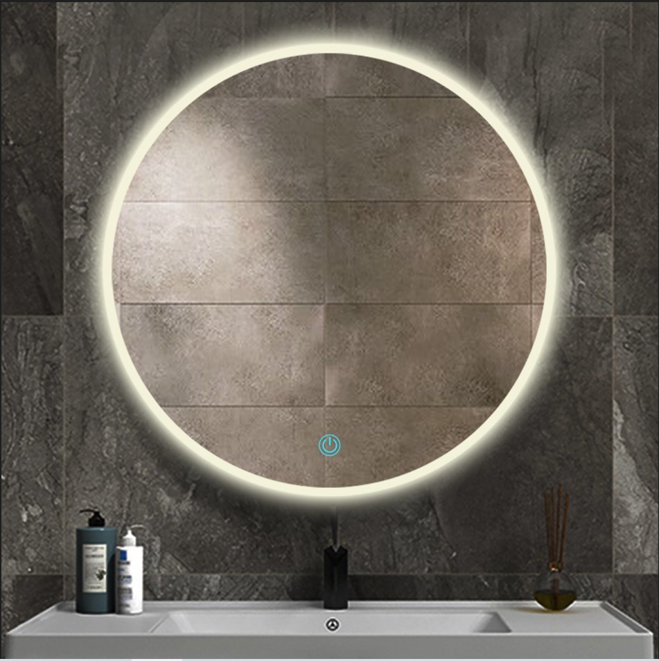 Baderomssminke Vanity Rundt LED-speil